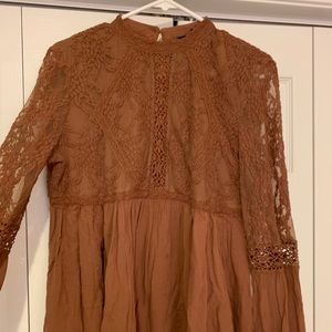 Orange Long Sleeve Shirt